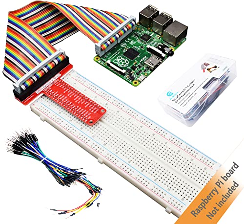 Si tratta di un kit di estensione GPIO Raspberry Pi che fornisce un modo per collegare facilmente il tuo Raspberry Pi 4B/3B+/3B/2B/1B+ a una breadboard. Questo può essere conveniente per voi per fare esperimenti relativi a Raspberry Pi e può evitare danni alla scheda madre Raspberry Pi a causa dell'uso frequente di Raspberry Pi GPIO.