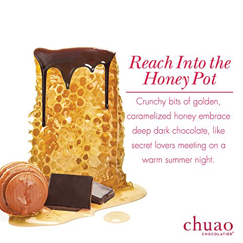 Chuao Chocolatier Honeycomb Dark Chocolate Mini Bars | Gourmet Chocolate Honey Artisan European No Preservatives | For Gift Baskets, Christmas, Valentines Day, Gifts For Women, Men, Birthday, Thank You, Care Package | 24 Pack #TOP5