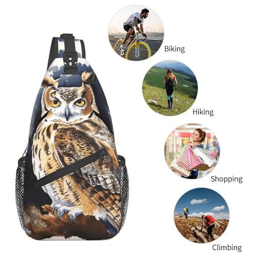 Bolso cruzado estilo sling para viaje y senderismo miniatura 5