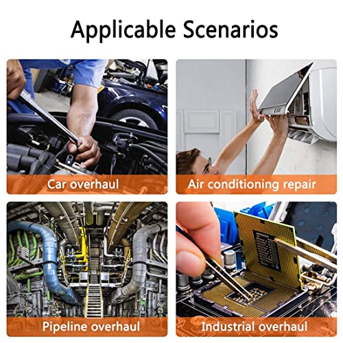 Borescopen Scharnierende Borescope, Twee-weg 175° Steering Industriële draadloze endoscoop, 6mm 1080P HD 3,5" IPS-scherm, met 6 verstelbare LED-lampjes, IP67 waterdichte inspectiecamera - Image 8