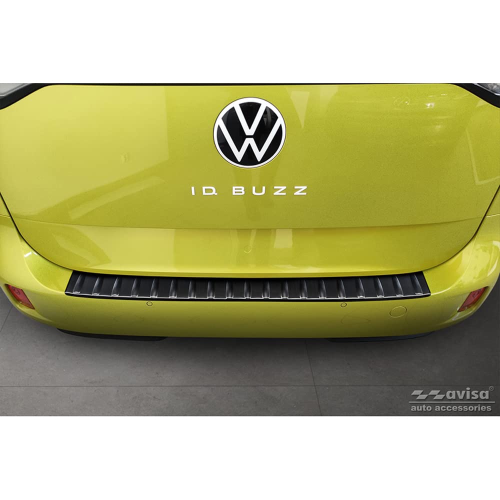 Image secondaire de Protection de Seuil Arrière Inox Noir pour Volkswagen ID.Buzz + Cargo 2022