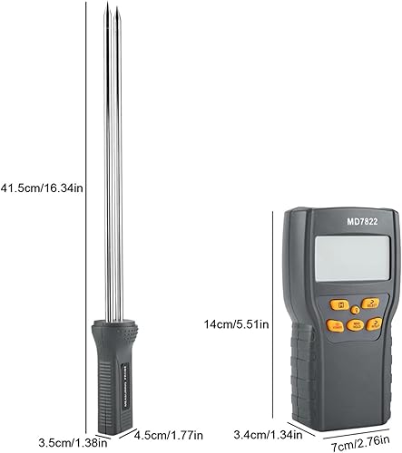 Miniatura 2 de OUKENS El LCD de Digitaces herramientas el metro de la humedad, probador de la humedad del grano de la exhibición del LCD para el arroz del maíz del