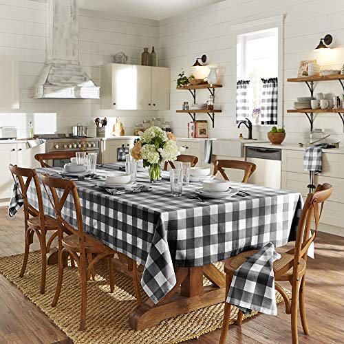 Elrene Home Fashions Farmhouse Living Buffalo Check Tablecloth, 60