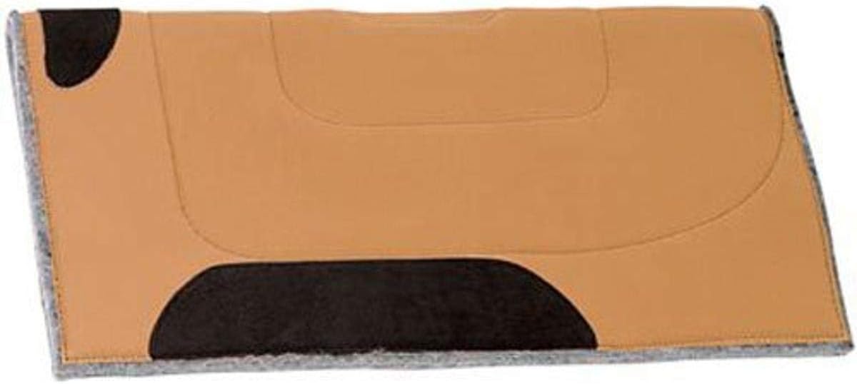 Weaver Leather Canvas Top Saddle Pad, Brown