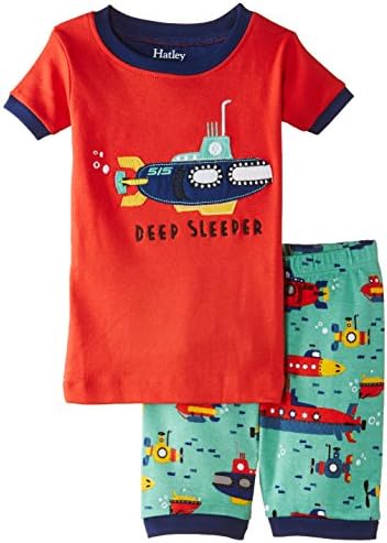Hatley Little Boys' Short Pajama Set-Submarines