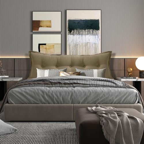 Wowmax Rectangular Headboard Pillow King Bolster Pillow For Bed Back Rest Pillow For Sitting In Bed Daybed Pillows Back Support Pillow For Bed 85% Linen & 15% Cotton Blend thumb #6