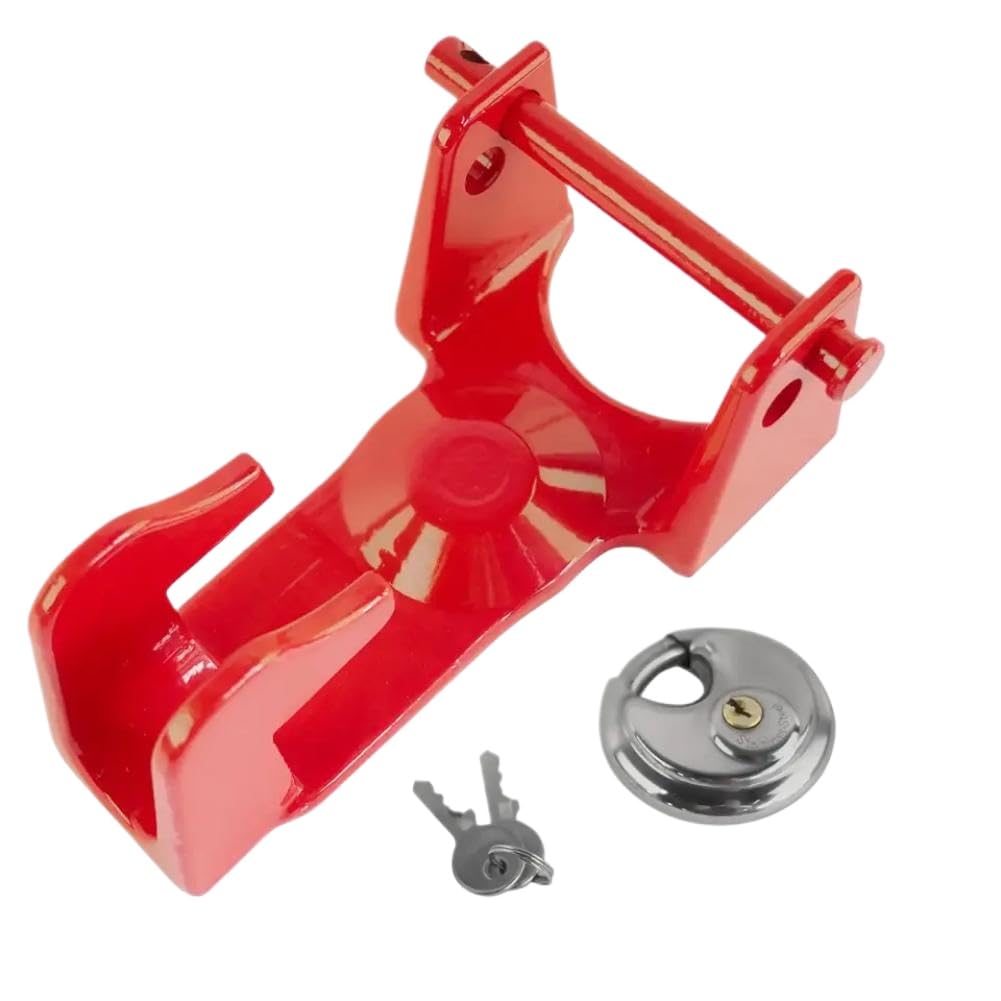 Gooseneck Trailer Lock with Keyed Padlock Model TL-50 Compatible with Heavy Trailers Livestock Haulers RVs