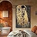ORIMONY The Kiss by Gustav Klimt Woven Tapestry Wall Hanging, Large Vintage Medieval Tapestry for Room Aesthetic (47L x 27W)