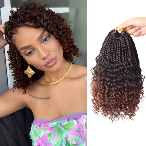 Julen Boho Box Crochet Braids Pre Looped with Curly Ends 8 Inch T350