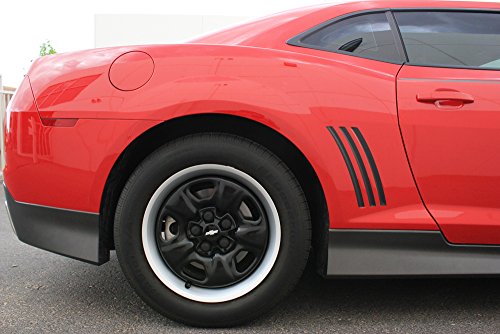 Chevrolet Camaro 2010 – 2015 Gill Inserta gráficos Kit 3 m, vinilo), color negro mate