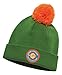Produktbild Stihl 4204400002 Beanie Strickmütze Adventure Grün mit orangener Bommel