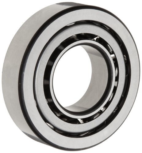 FAG 7200B-TVP Angular Contact Ball Bearing, Single Row, Open, 40° Contact Angle, Polyamide/Nylon Cage, Normal Clearance, Metric, 10mm ID, 30mm OD, 9mm Width, 32000rpm Maximum Rotational Speed, 560lbf Static Load Capacity, 1120lbf Dynamic Load Capa... #1