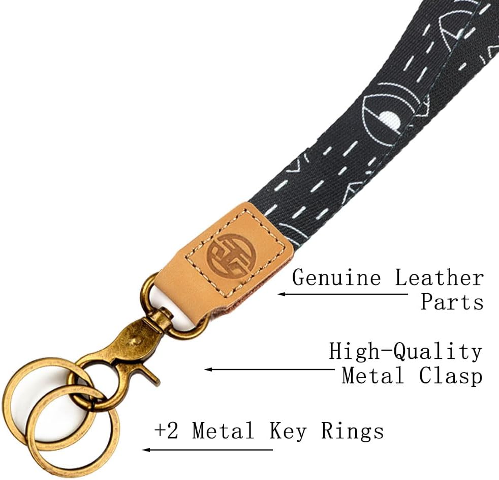 Cute Wrist Lanyard for Keys, Keychain, Wallet, Id Holder, Cell Phone, Wristlet Lanyard Key Chain Holder - Image 4