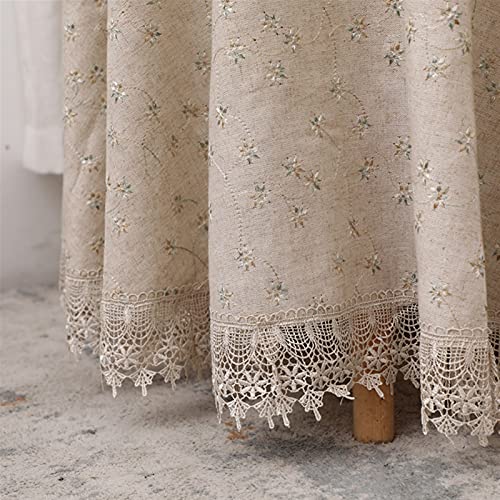 Dentelle soluble dans l'eau et coton brodé pour nappe de table - 5