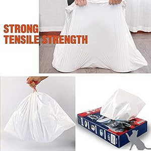 Cat Heavy Duty Litter Box Liners, 10 Count Per Pack Drawstring Extra Durable Easy Clean Up Heavy Duty Litter Pan Box Liners,Medium