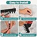 Imagen de bayidun 2 Pcs Colgador Llaves Pared Negro