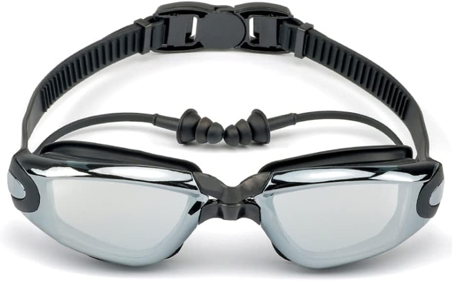 Professional Swimming Glasses Men and Women Ear Plug Waterproof Anti Fog Adult Swimming Pool Goggles Swim Eyewear