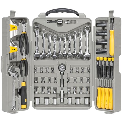 Performance Tool W1801 123pc Mechanic's Tool Set, Hand Tools - Tool Sets, Beige
