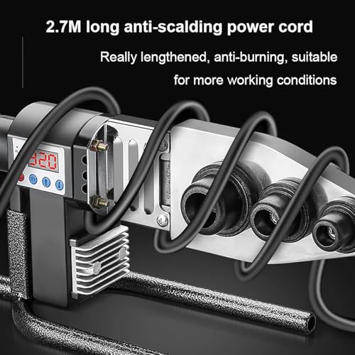 Máquina de soldar PPR para construcción y hogar con control digital de temperatura 8