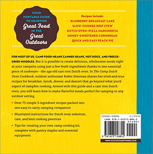 The Camp Dutch Oven Cookbook: Easy 5-Ingredient Recipes to Eat Well in the Great Outdoors