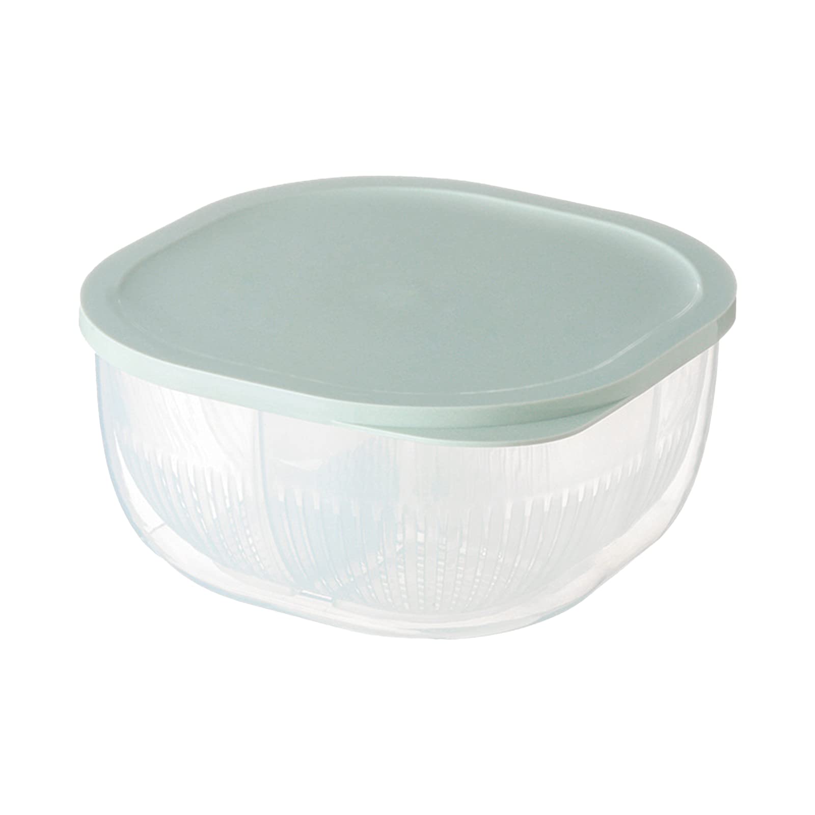Buy Leyeet Vegetable Fruit Storage Containers with Lids and 4 Removable