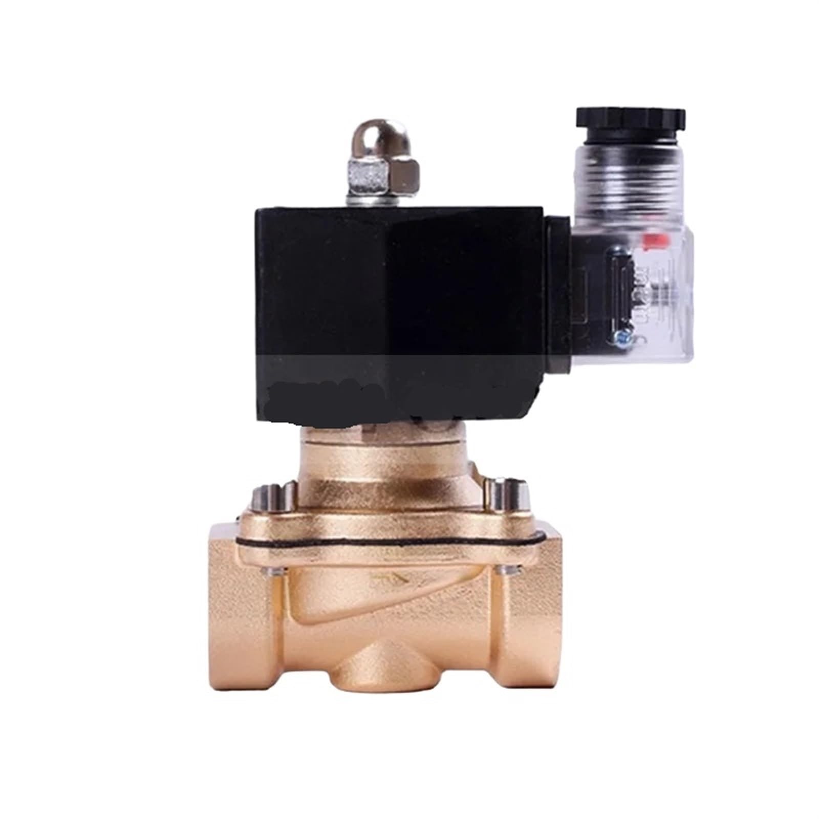 Électrovanne en laiton 2 voies étanche antibuée 24VDC 80 °C G1"