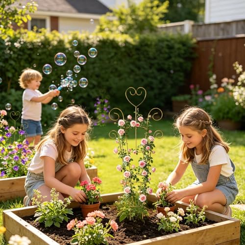 Enrejado de soporte de geranio para decorar balcones y terrazas con plantas de exterior 4