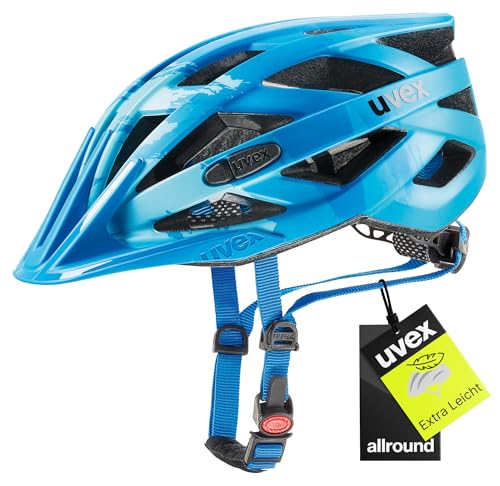 Uvex Fahrradhelm I-VO CC, LightBlue-Blue Mat, 52-57 cm