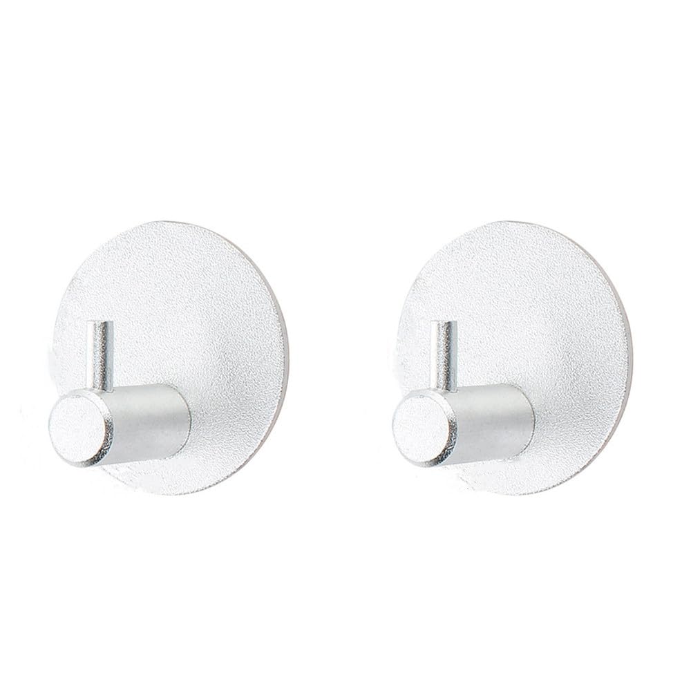 2 pezzi multiuso gancio a muro per porta, chiave, stoffa, cappotto, bagno, accappatoio, gancio, cucina, ferramenta, scaffale, borsa, gancio, organizzatore, appeso, B, nastro, 1
