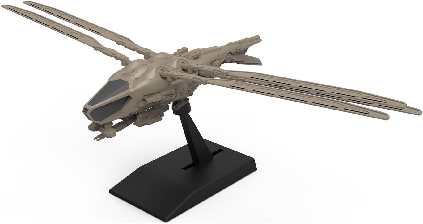 Meng Genuine License Plastic Model Kits, Dune Series Harkonnen Ornithopter Model, Collectible Easy to Assemble Sci-Fi Movie Figures (MMS-014)