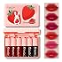 6 Colors Lip Tint Stain Mini Liquid Lipstick, Korean Lip Gloss Moisturizing Natural Velvet Lip Tint, Waterproof Longwear Liquid Blush & Lip Stain, Vivid Color Lip Blush Tint Makeup