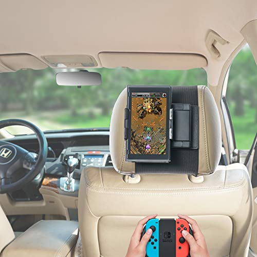 Wanpool Car Headrest Holder, Swivel Car Headrest Mount Holder For Nintendo Switch & I Pad Air, I Pad Mini And Other Tablets #TOP2