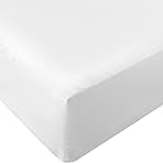 Utopia Bedding Twin Fitted Sheet - Bottom Sheet - Deep Pocket - Soft Microfiber - Shrinkage and Fade Resistant - Easy Care -1 Fitted Sheet Only (White)