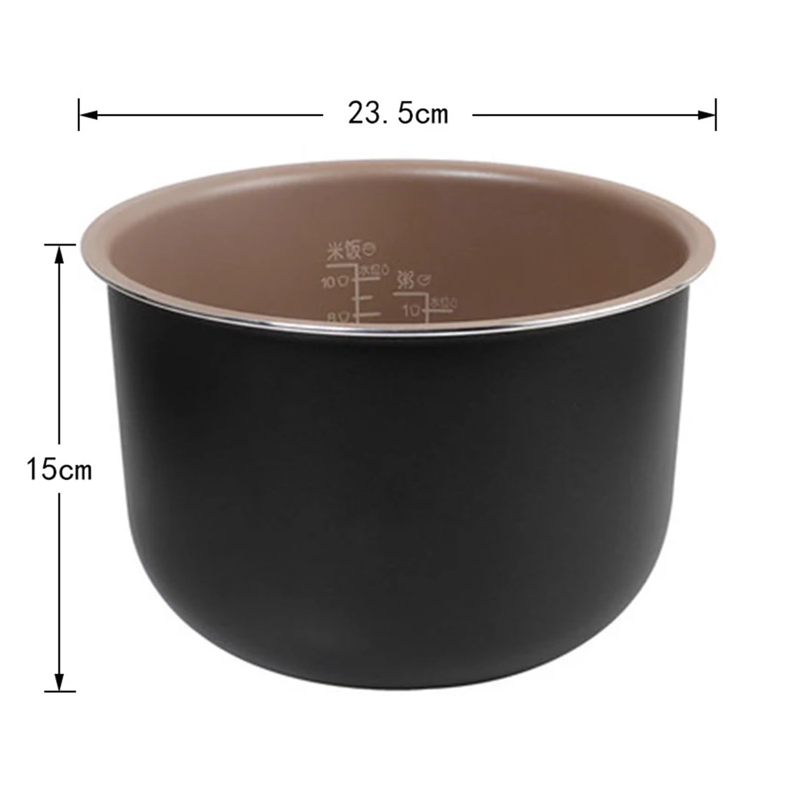 MNCFGM Rice Cooker Non-Stick Inner Bowl, Compatible for Philips HD4731/03 Rice Cooker Parts.Rice Cooker Pot Replacement