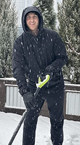 N'ice Caps Men's Women's 100 Gram Thinsulate Waterproof Mittens Gloves (Men's L/Xl, Gloves - Black) #TOP3