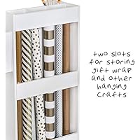 honey can do wrapping paper storage