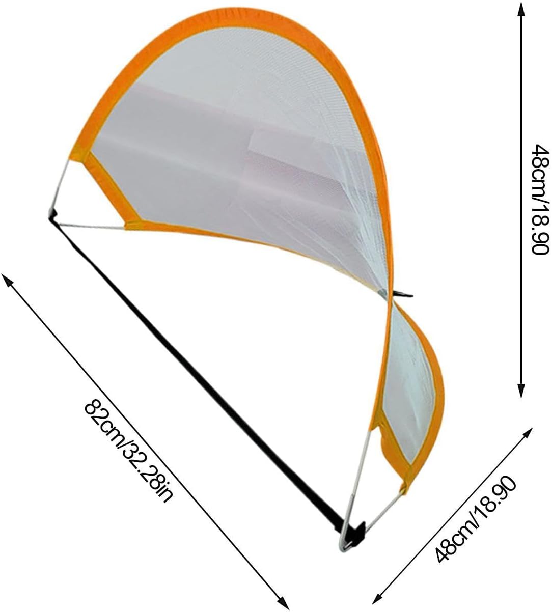 Foldable Soccer Goal - Training Soccer Goals - Sport Portable Goal Net Set Training Goals with Carrying Bag for Backyard for Kids and Adults