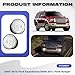 RP Remarkable Power, Fits For 2007-2013 Expedition / 2008-2011 Ranger Chrome Fog Lights Only with H10 12V-42W Bulbs FL7122 Bumper Lamps Kit OE Style Clear
