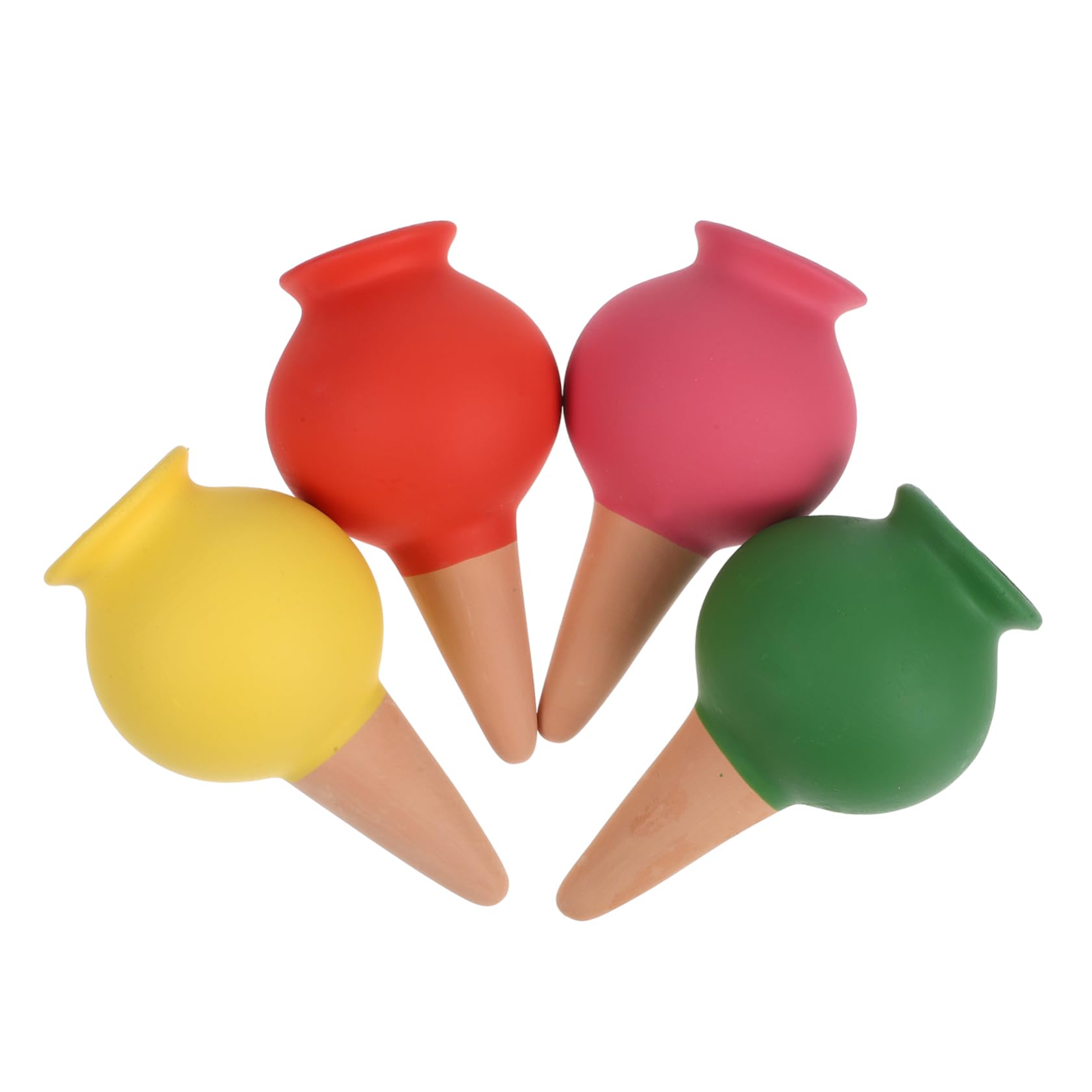 4Pcs Ceramic Self Watering Plant Spikes for Cacti Bonsai 11.5cm