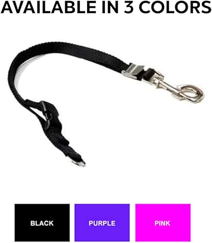 Miniatura 5 de Groomers Helper Bucle profesional de 58 pulgadas - Bucle de seguridad para aseo de mascotas para baño de perros, aseo y recorte de perros (negro)