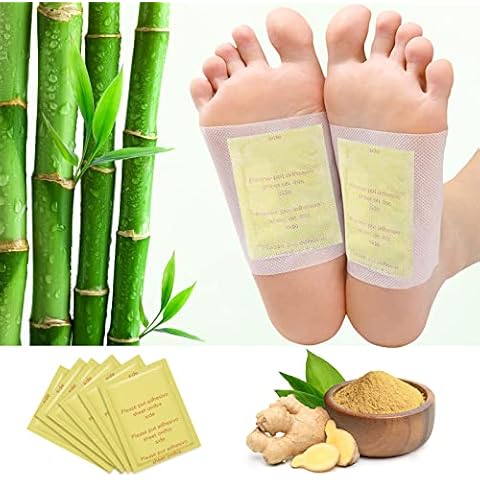 maguja Foot Pads(100Pads) Ginger Foot Pads Foot Patch 100 Adhesive Sheets Suitable for Travel or Home Use Cover