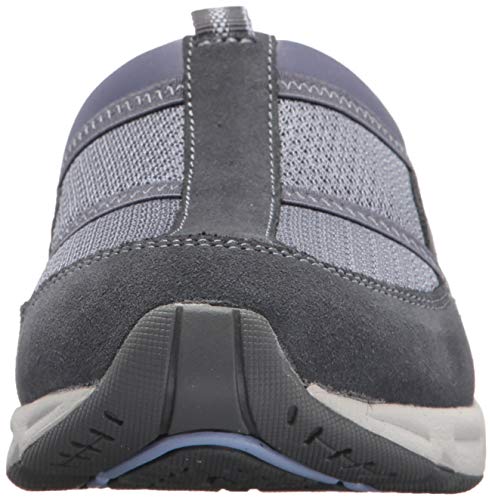 Easy Spirit Women's Argyle Mule, Medium Blue Suede, 8.5 Wide #TOP1