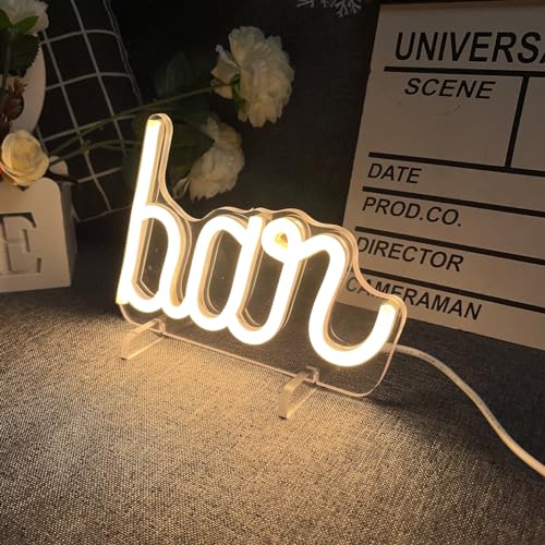 Image of Bar Table Number Neon Sign Desk Lamp Night Light Wedding Letter LED Neon Sign Wedding Table Decorations Neon Light Shop Bedroom Home Room Decor Christmas Party Warm White USB 20x14.2 CM