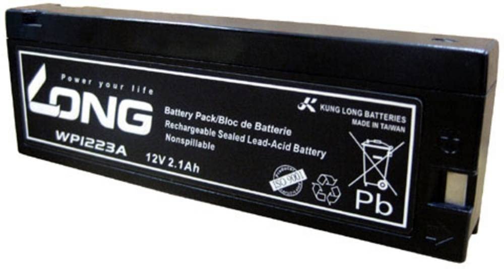 LONG WP1223A WP1223A Bleirechargeable battery 12V Blei-Vlies (AGM) (B x H x T) 182 x 61 x 23mm Klemmpol Geringe Selb