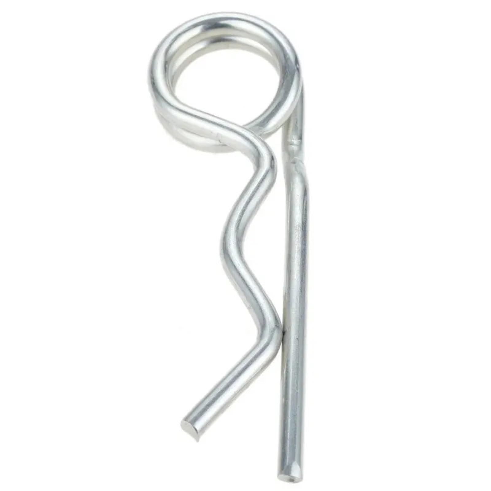 Coppiglie 20/10/5/2/1 pezzi di perni di fissaggio a doppio anello in acciaio con clip a R for rimorchi, passeggini, barche da carico(4x100mm 10pcs)