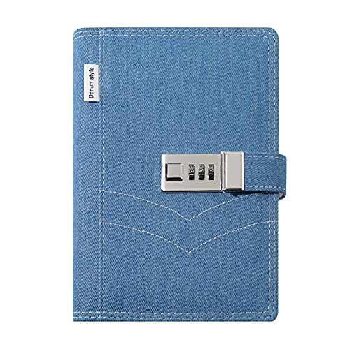 Agenda rétro en denim B6 à combinaison pour organiser vos journées de travail
