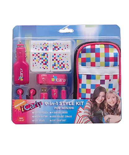 Nickelodeon iCarly 9 in 1 Style Kit for NDS DSI