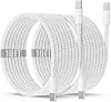 Cable de Carga USB C a C 10 pies, 60W Tipo C a C Cable Cargador Largo para Apple iPhone 17 Pro Max/17 Air/16 Pro Max/15 Plus, MacBook Pro 2021/2020/2019, iPad 12.9/11 pulgadas/Mini/Air 5/4, Samsung Galaxy 2