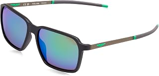 POLICE sunglasses| 100% UV protected | Solid Mirror | Full Rim | Sports | Men | Large | Shiny Grey Polycarbonate Frame | B... Price In India
