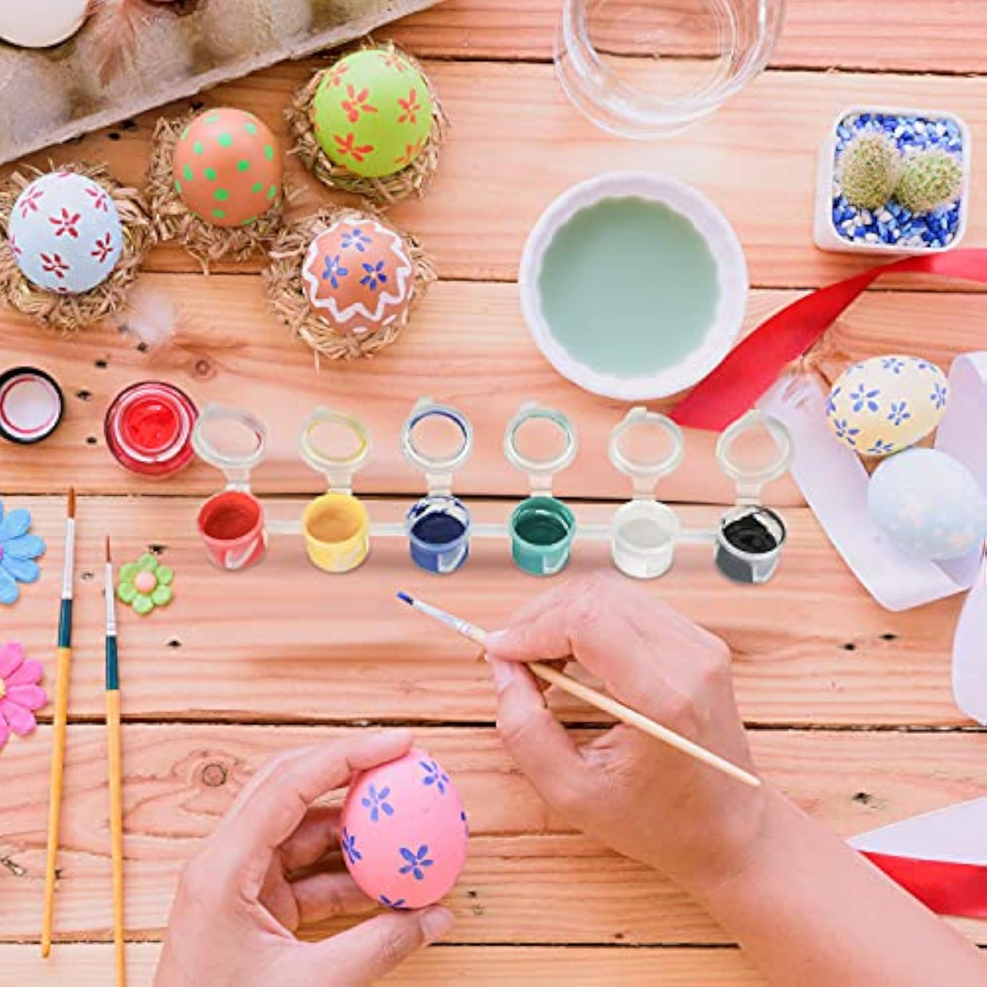 Mini Empty Paint Pot Pod Strips for Arts and Crafts